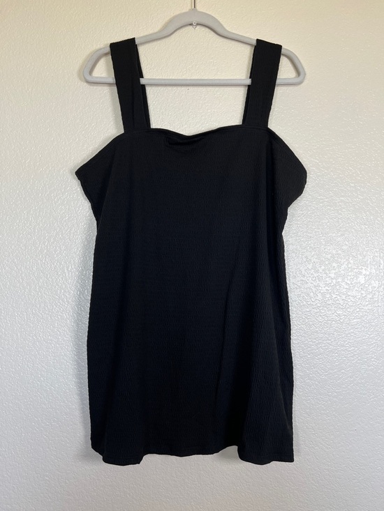 HEIMISH USA Tops - HEIMISH USA Black Textured Square-Neck Tank Top, NWOT